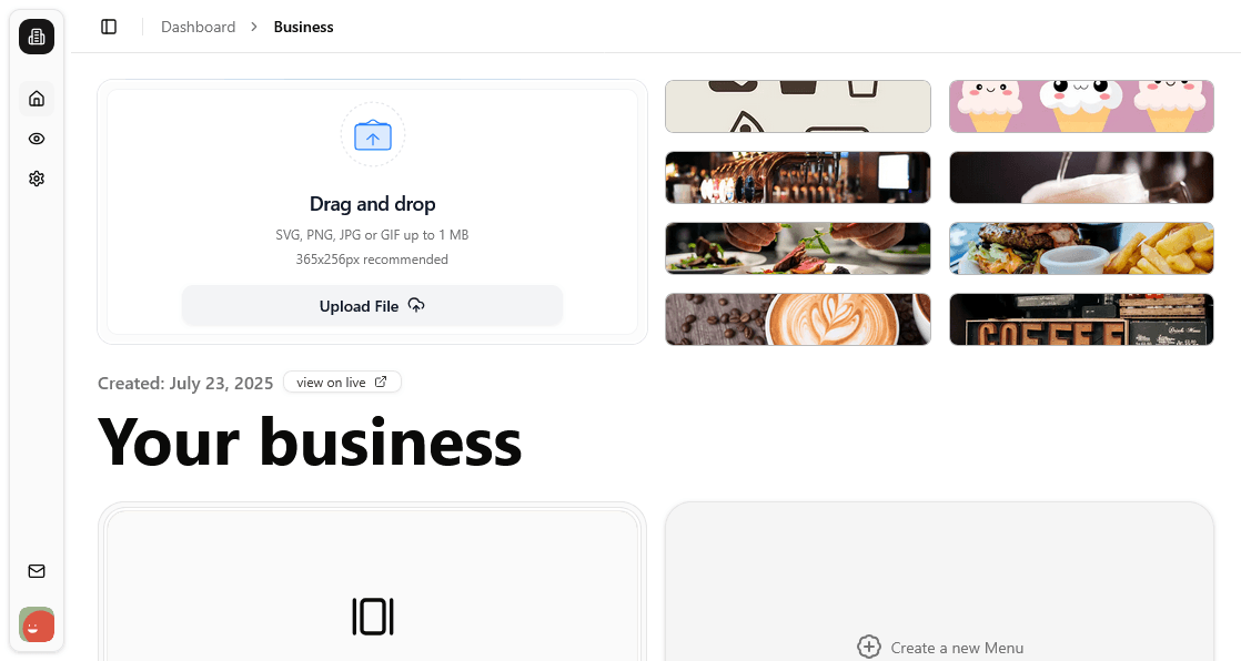 app screen